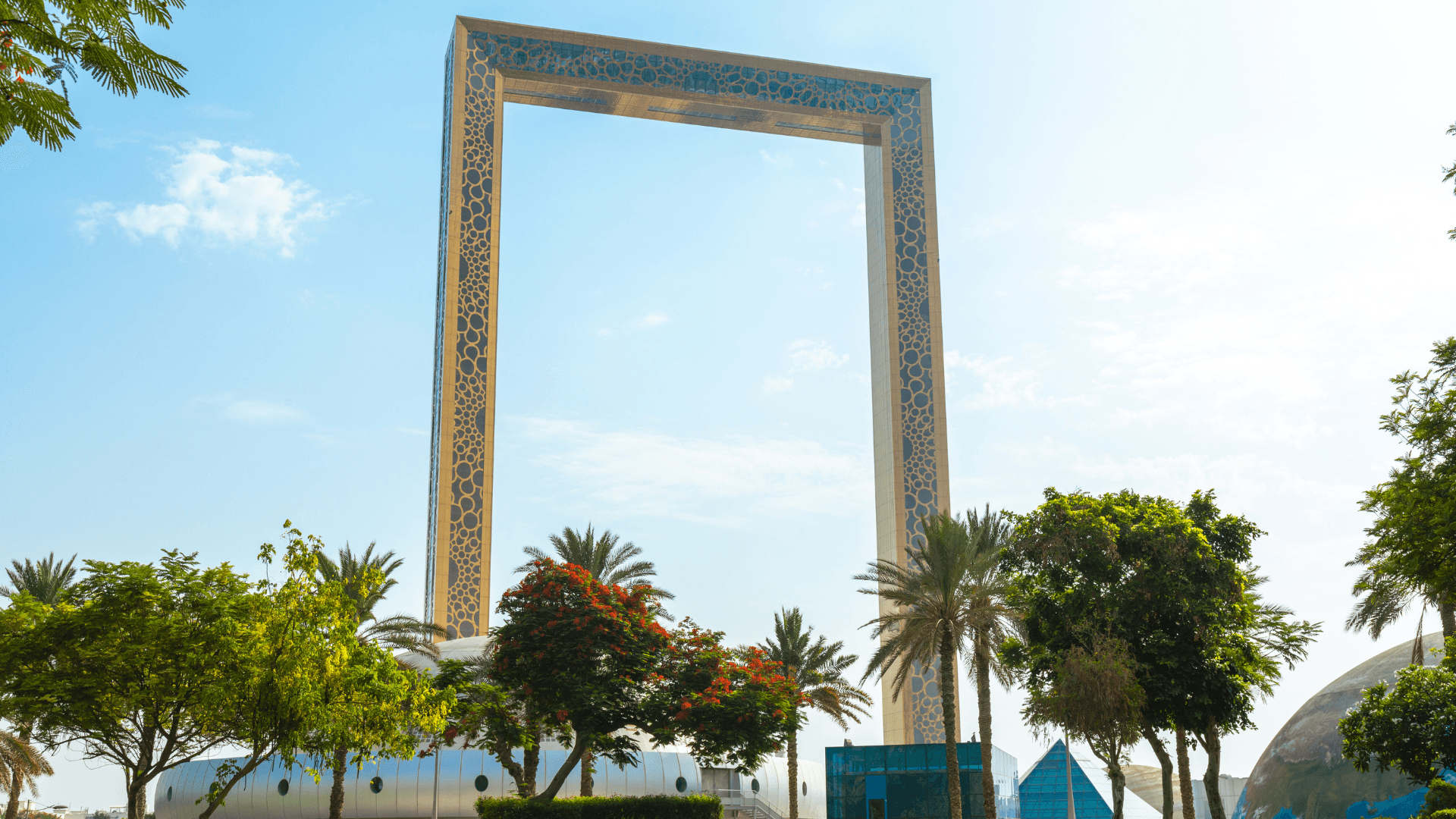 "Step into the Dubai Frame and enjoy stunning views of both old and new Dubai."