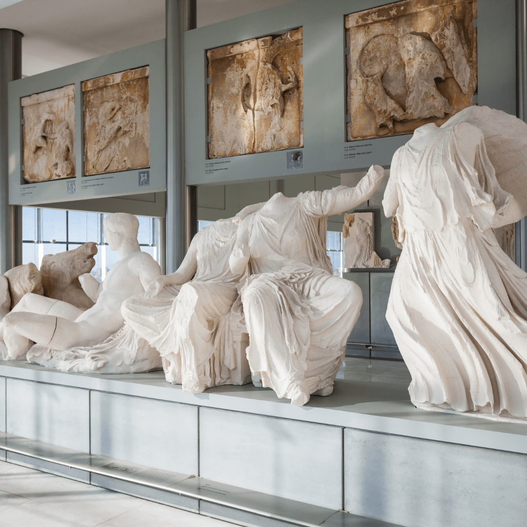 Experience the Acropolis Museum, where ancient Greek masterpieces tell a millennia-old story. This tour highlight offers a profound insight into Greece's glorious past, making it a must-visit for history enthusiasts.