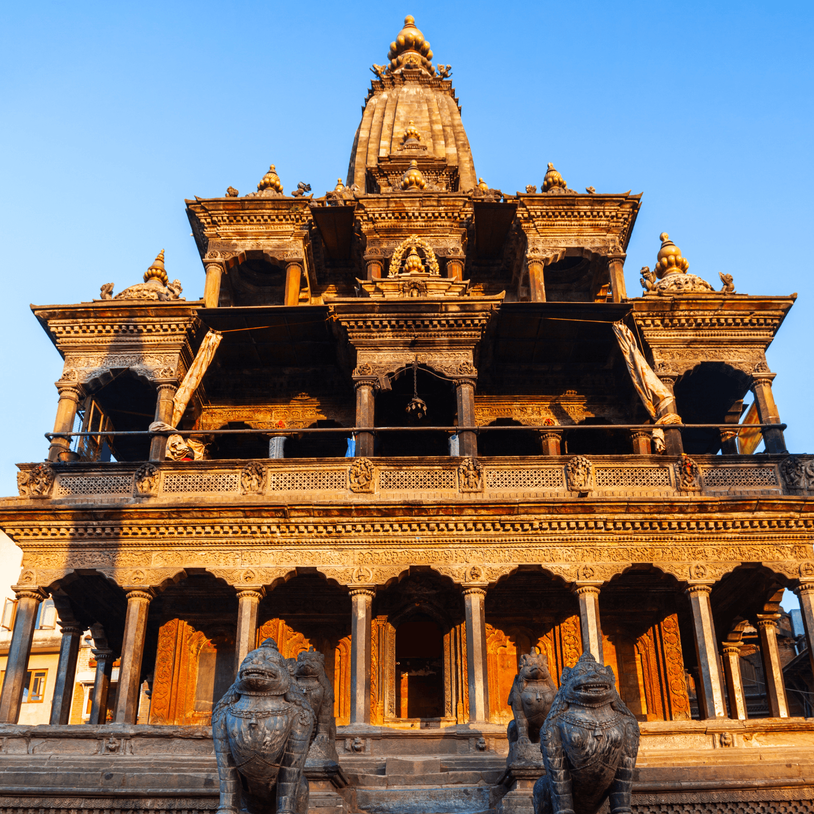 Witness the architectural brilliance and historical significance of this UNESCO World Heritage Site, showcasing Nepal's rich artistry.