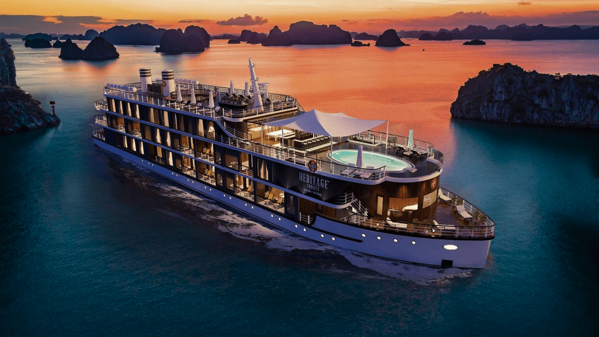An Overnight Cruise on Halong Bay offers a serene escape with starlit skies, limestone islets, and onboard dining, letting you fully immerse in the bay’s natural beauty.
